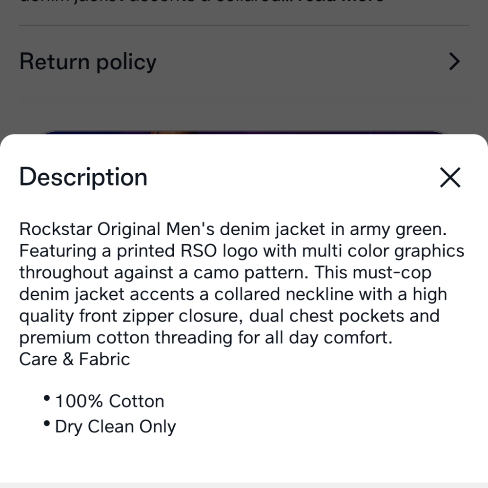 ROCKSTAR RIDGE PRINTED JACKET - Picture 5 of 7